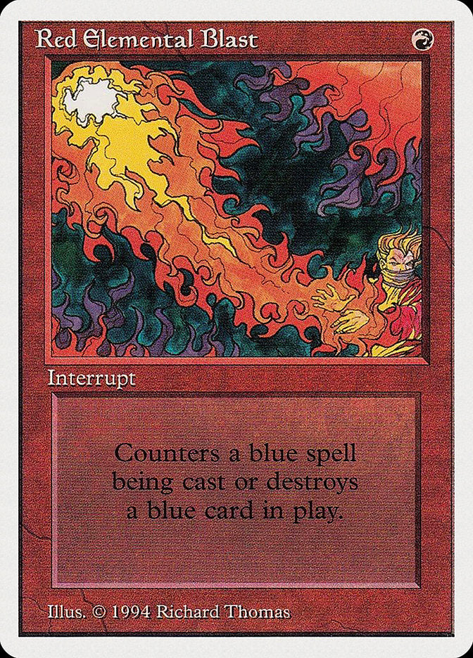 Red Elemental Blast [Summer Magic / Edgar] | Galaxy Games LLC