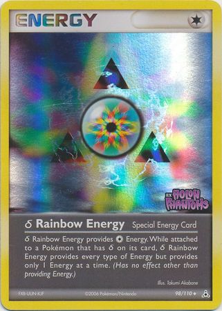 Rainbow Energy (98/110) (Delta Species) (Stamped) [EX: Holon Phantoms] | Galaxy Games LLC