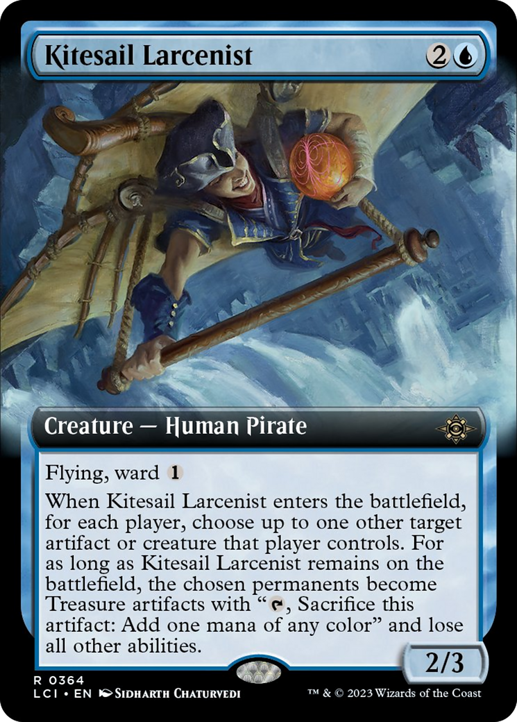 Kitesail Larcenist (Extended Art) [The Lost Caverns of Ixalan] | Galaxy Games LLC
