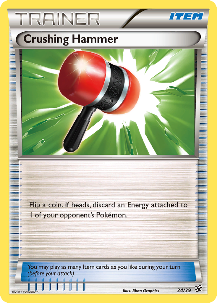 Crushing Hammer (34/39) [XY: Kalos Starter Set] | Galaxy Games LLC