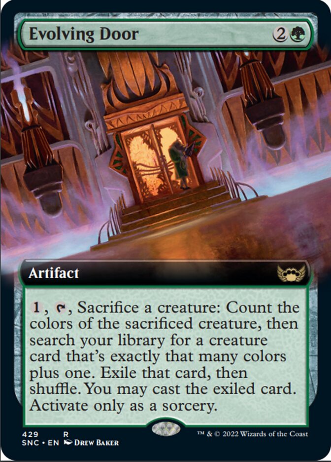 Evolving Door (Extended Art) [Streets of New Capenna] | Galaxy Games LLC