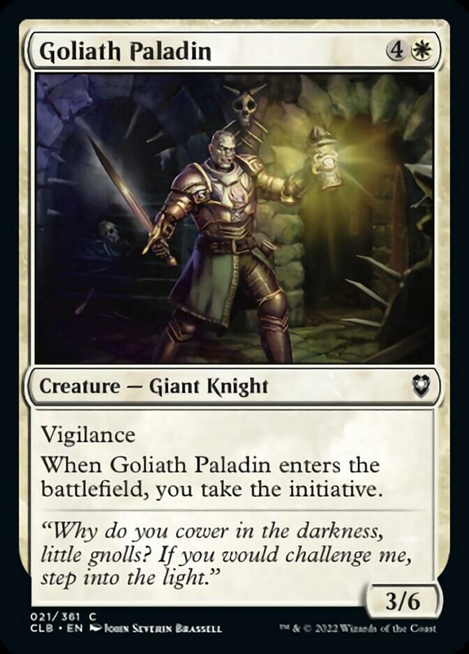 Goliath Paladin [Commander Legends: Battle for Baldur's Gate] | Galaxy Games LLC