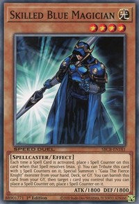 Skilled Blue Magician [SBCB-EN181] Common | Galaxy Games LLC