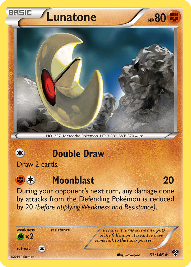 Lunatone (63/146) [XY: Base Set] | Galaxy Games LLC