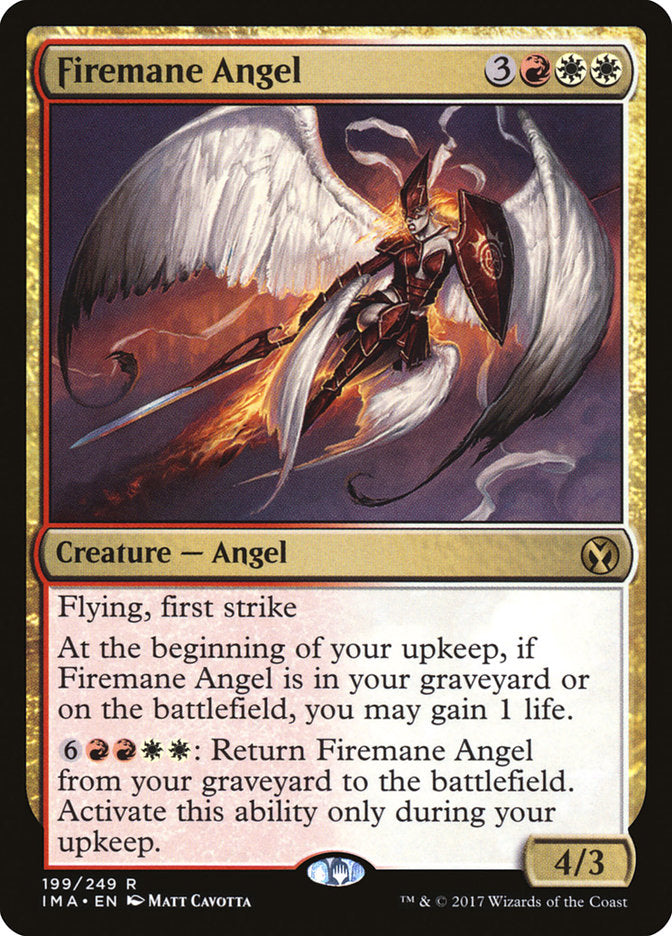 Firemane Angel [Iconic Masters] | Galaxy Games LLC