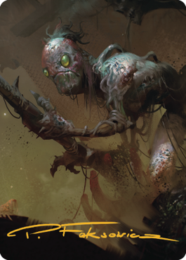 Mold Folk Art Card (Gold-Stamped Signature) [Commander Legends: Battle for Baldur's Gate Art Series] | Galaxy Games LLC