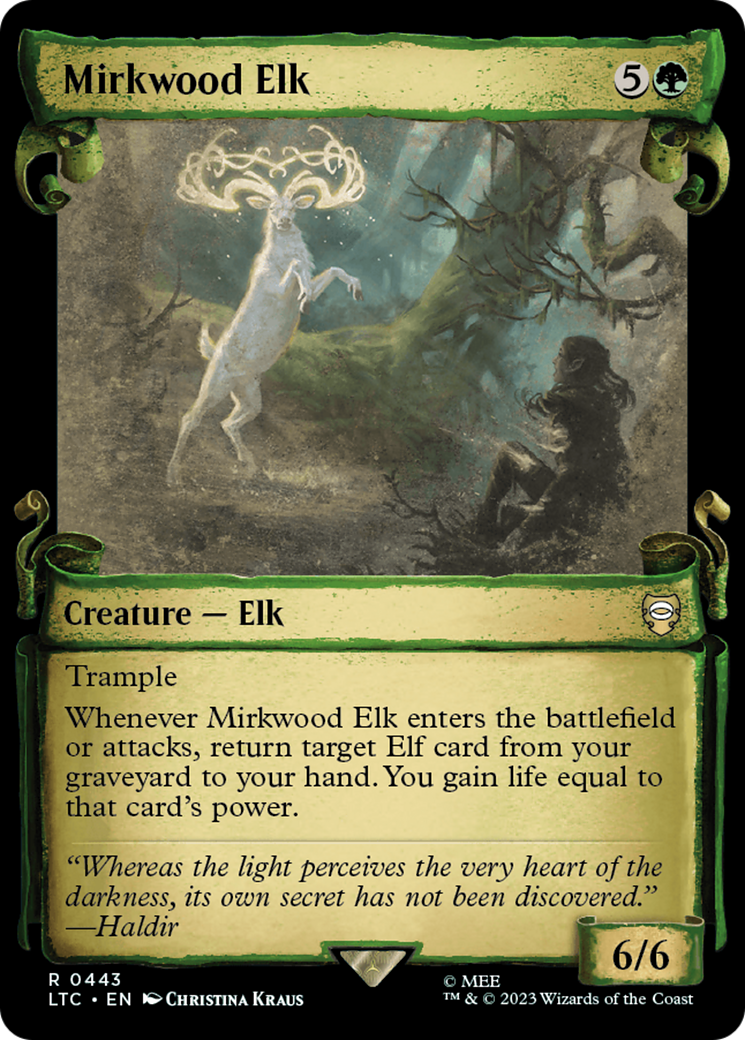 Mirkwood Elk [The Lord of the Rings: Tales of Middle-Earth Commander Showcase Scrolls] | Galaxy Games LLC