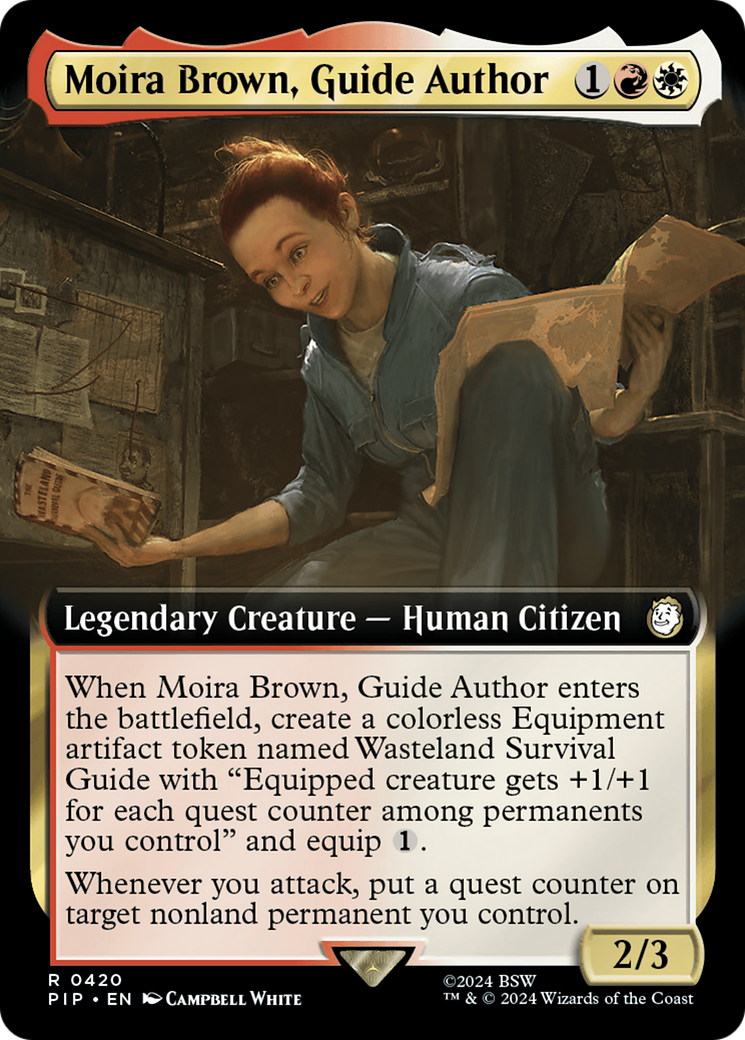 Moira Brown, Guide Author (Extended Art) [Fallout] | Galaxy Games LLC