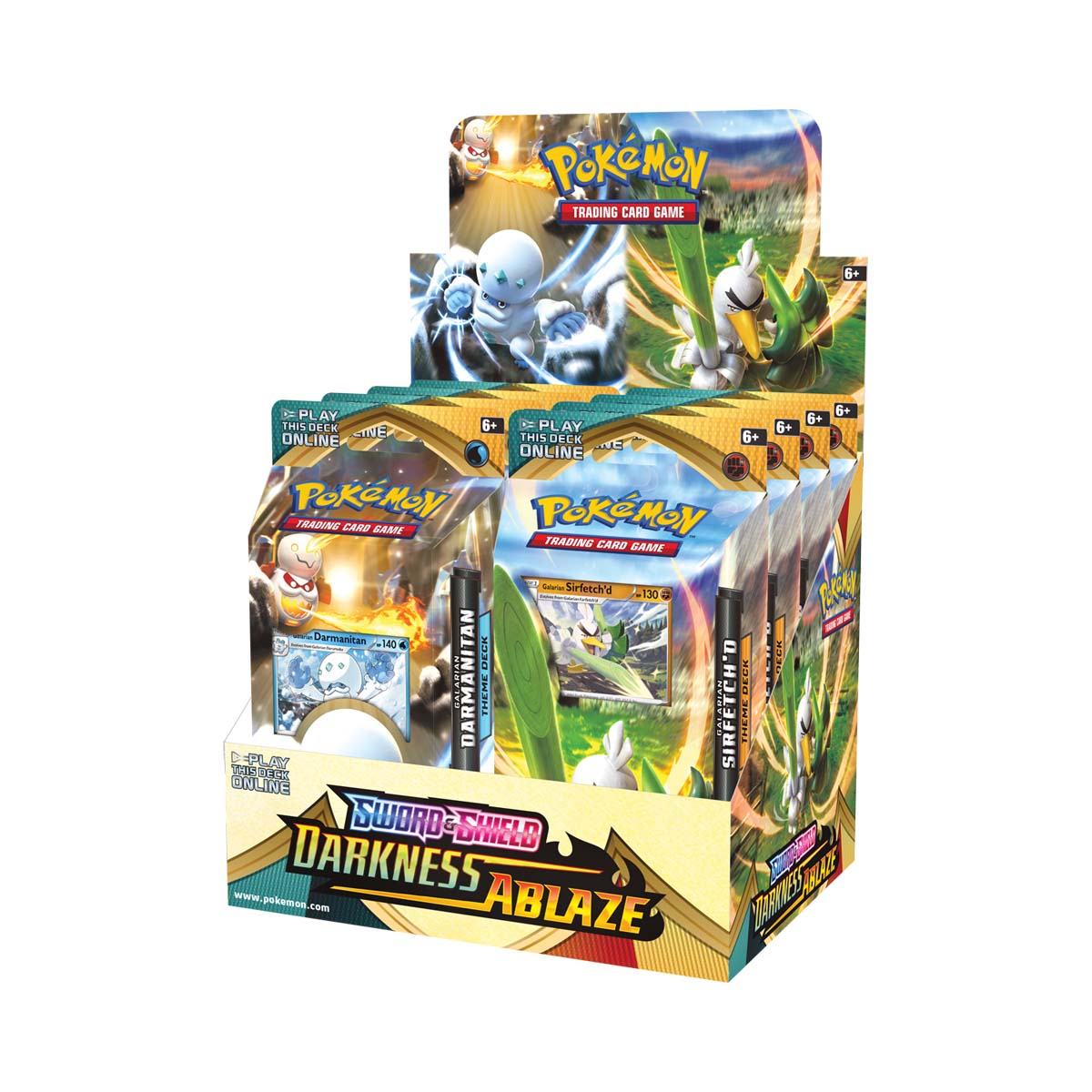 Sword & Shield: Darkness Ablaze - Theme Deck Display | Galaxy Games LLC