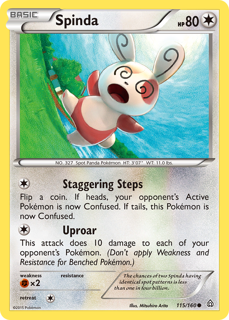 Spinda (115/160) [XY: Primal Clash] | Galaxy Games LLC