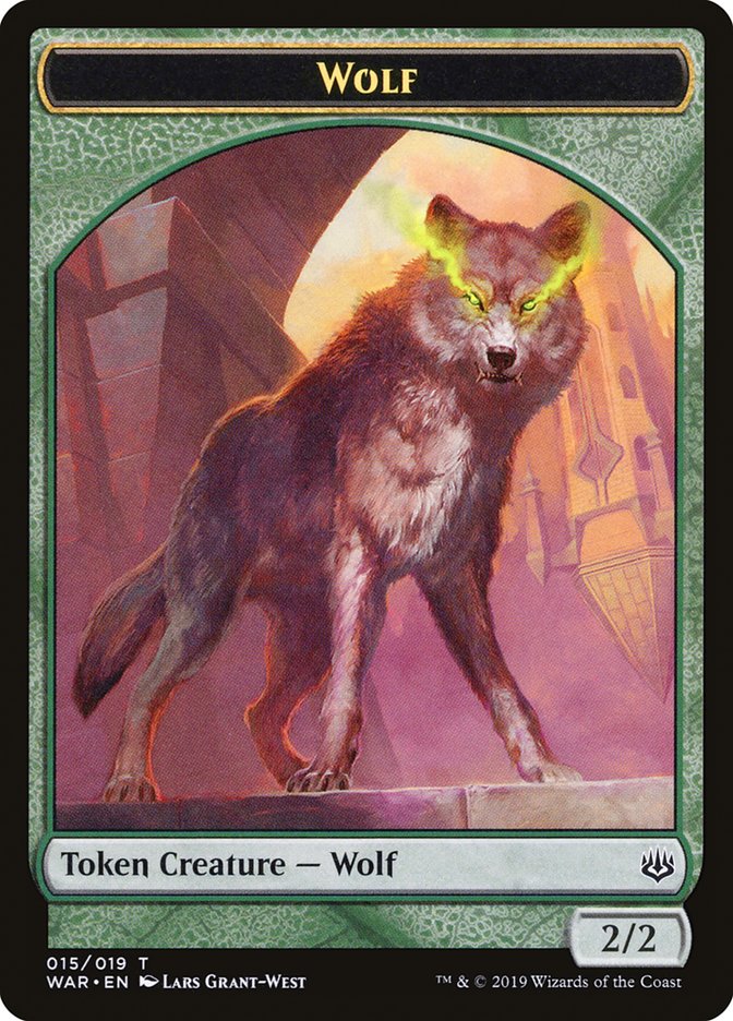 Wolf Token [War of the Spark Tokens] | Galaxy Games LLC