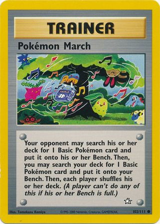 Pokemon March (102/111) [Neo Genesis Unlimited] | Galaxy Games LLC