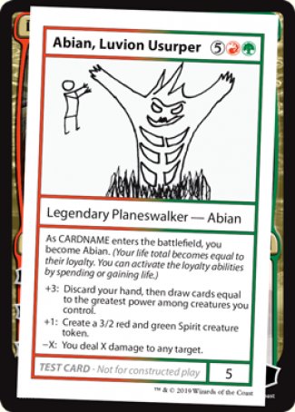 Abian, Luvion Usurper (2021 Edition) [Mystery Booster Playtest Cards] | Galaxy Games LLC