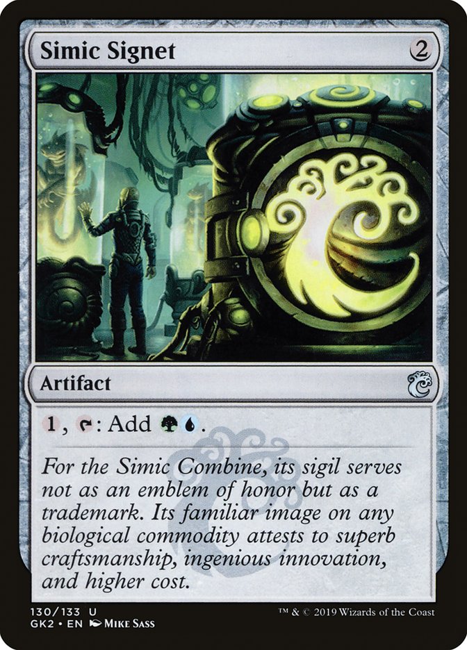 Simic Signet [Ravnica Allegiance Guild Kit] | Galaxy Games LLC