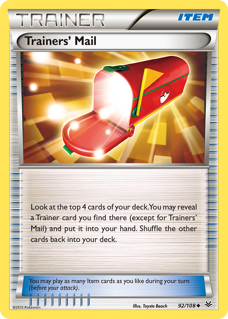 Trainers' Mail (92/108) [XY: Roaring Skies] | Galaxy Games LLC