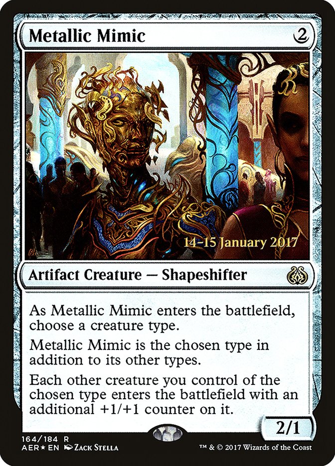 Metallic Mimic [Aether Revolt Prerelease Promos] | Galaxy Games LLC