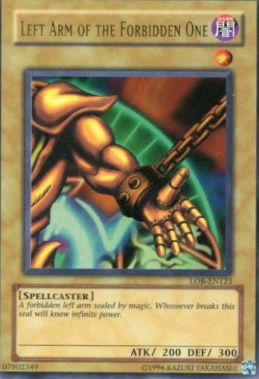 Left Arm of the Forbidden One [LOB-EN123] Ultra Rare | Galaxy Games LLC