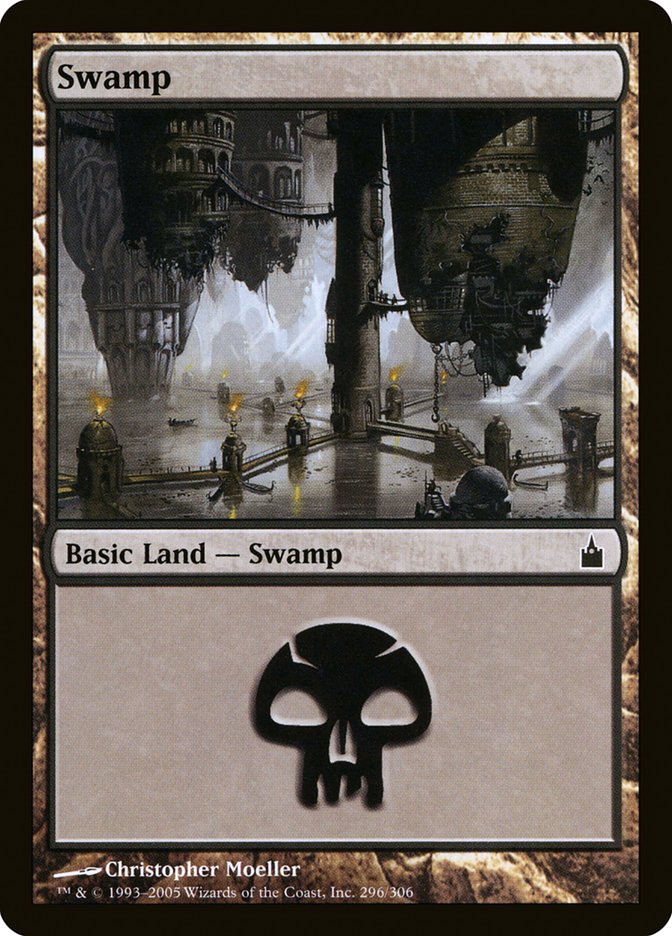 Swamp (296) [Ravnica: City of Guilds] | Galaxy Games LLC