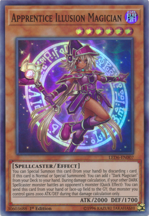 Apprentice Illusion Magician [LED6-EN007] Super Rare | Galaxy Games LLC