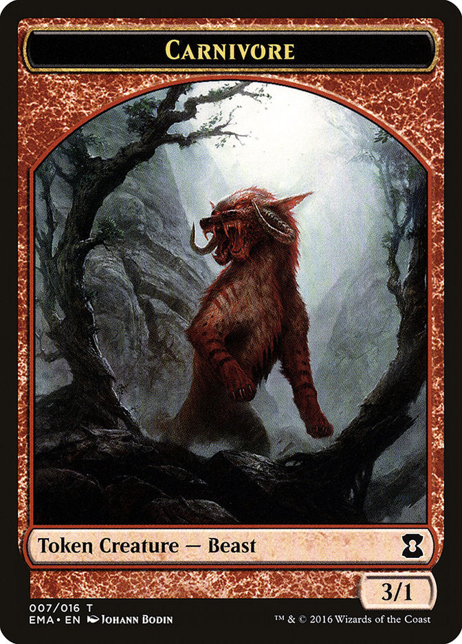 Carnivore Token [Eternal Masters Tokens] | Galaxy Games LLC