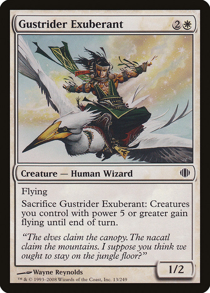 Gustrider Exuberant [Shards of Alara] | Galaxy Games LLC