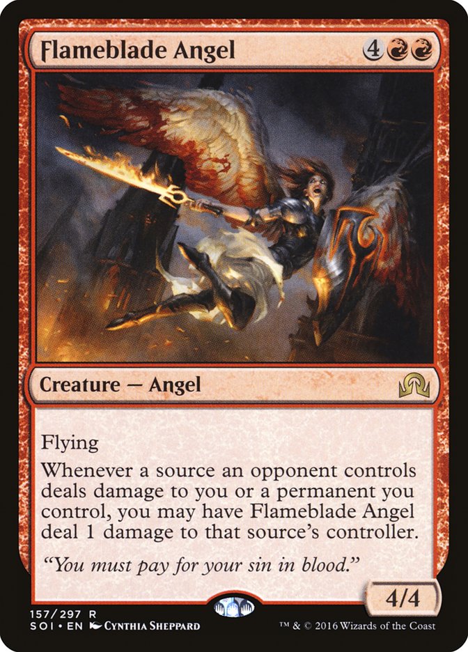 Flameblade Angel [Shadows over Innistrad] | Galaxy Games LLC