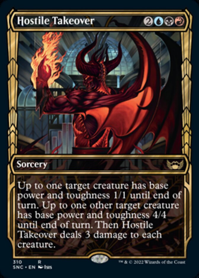 Hostile Takeover (Showcase Golden Age) [Streets of New Capenna] | Galaxy Games LLC