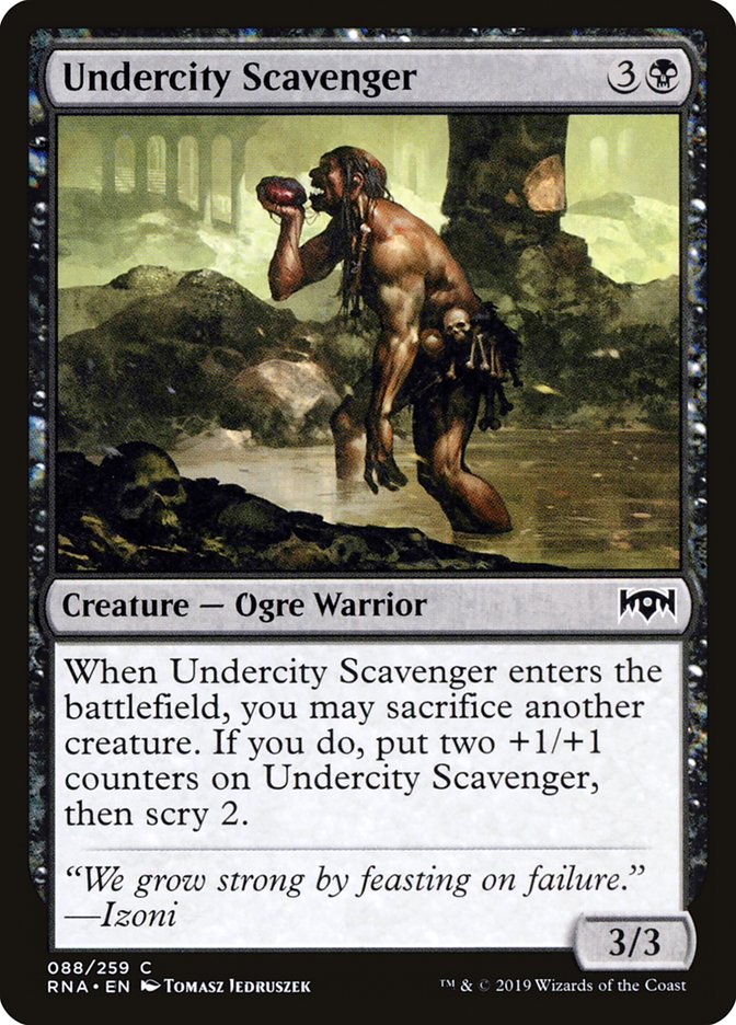 Undercity Scavenger [Ravnica Allegiance] | Galaxy Games LLC