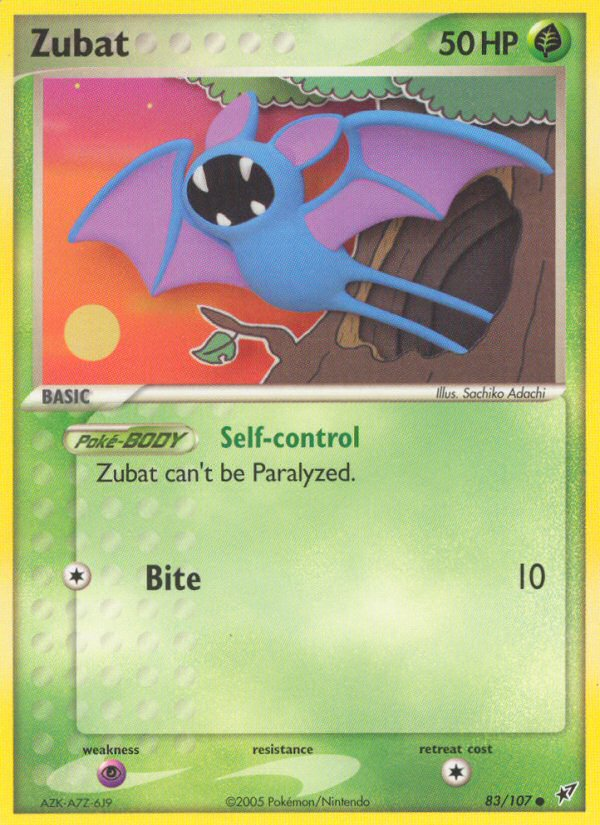 Zubat (83/107) [EX: Deoxys] | Galaxy Games LLC