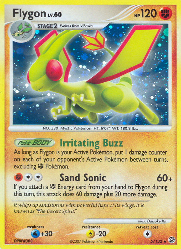 Flygon (5/132) [Diamond & Pearl: Secret Wonders] | Galaxy Games LLC