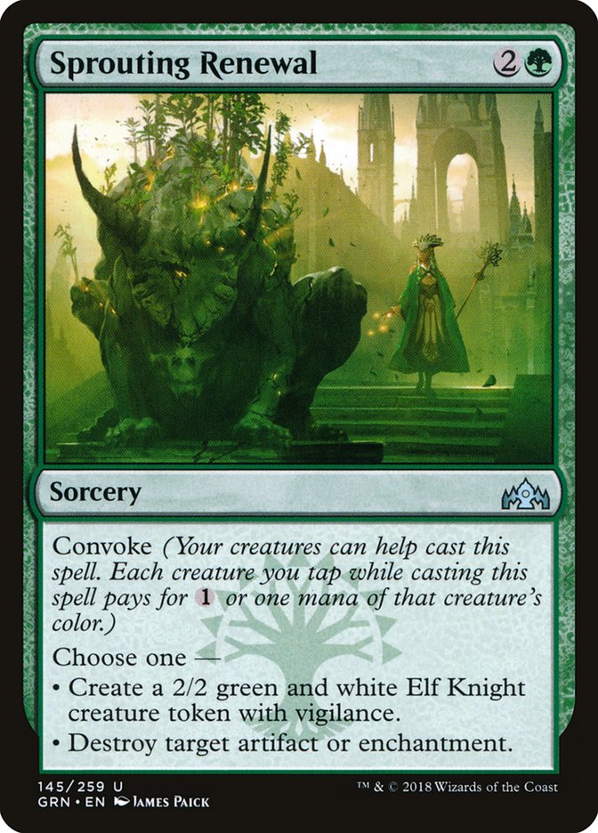 Sprouting Renewal [Guilds of Ravnica] | Galaxy Games LLC