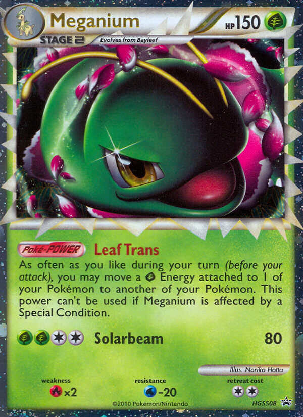 Meganium (HGSS08) [HeartGold & SoulSilver: Black Star Promos] | Galaxy Games LLC