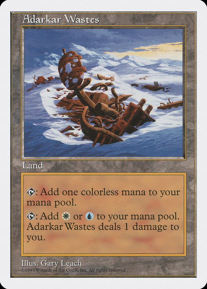 Adarkar Wastes [Fifth Edition] | Galaxy Games LLC