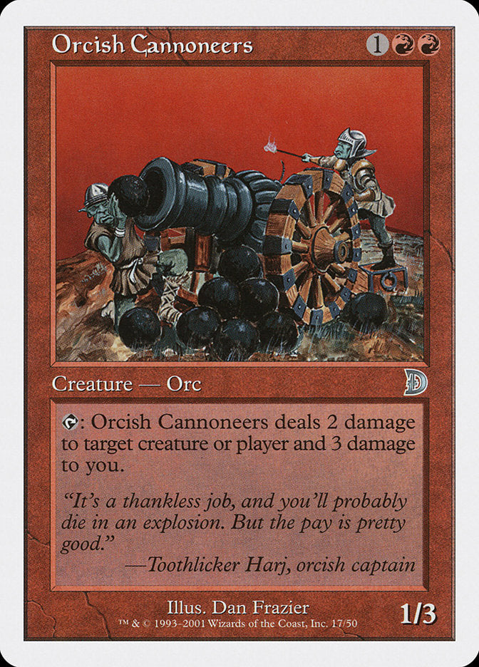 Orcish Cannoneers [Deckmasters] | Galaxy Games LLC