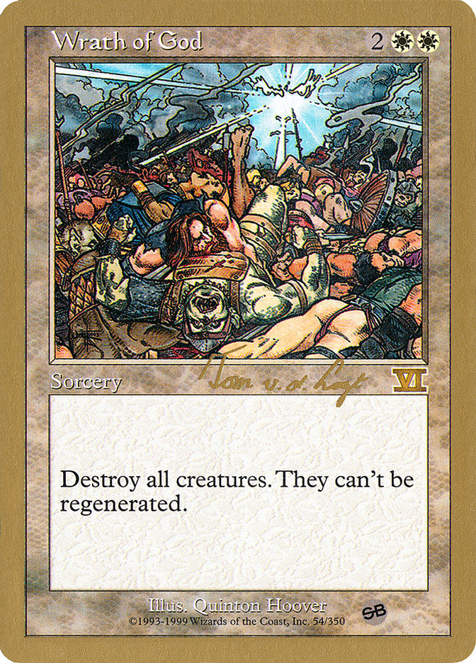 Wrath of God (Tom van de Logt) (SB) [World Championship Decks 2000] | Galaxy Games LLC