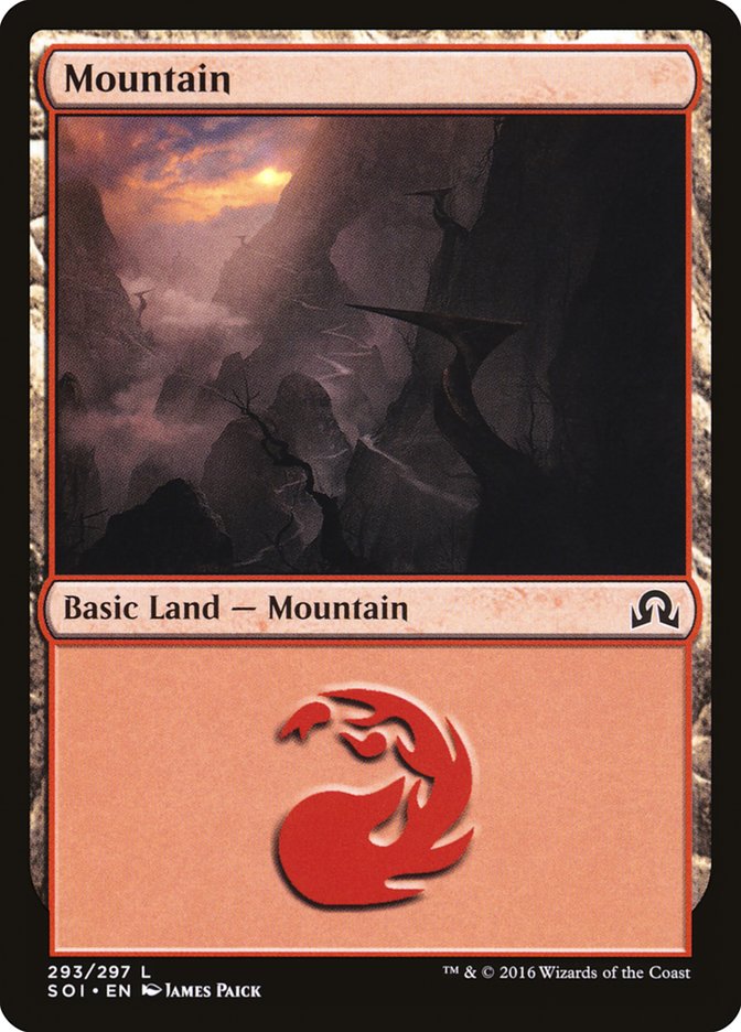 Mountain (293) [Shadows over Innistrad] | Galaxy Games LLC