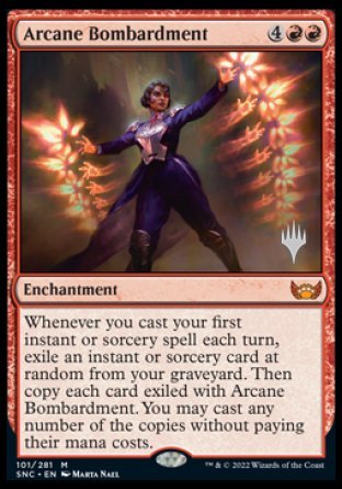 Arcane Bombardment (Promo Pack) [Streets of New Capenna Promos] | Galaxy Games LLC