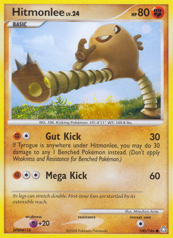 Hitmonlee (100/146) [Diamond & Pearl: Legends Awakened] | Galaxy Games LLC