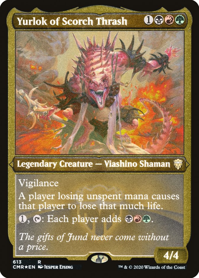 Yurlok of Scorch Thrash (Etched) [Commander Legends] | Galaxy Games LLC