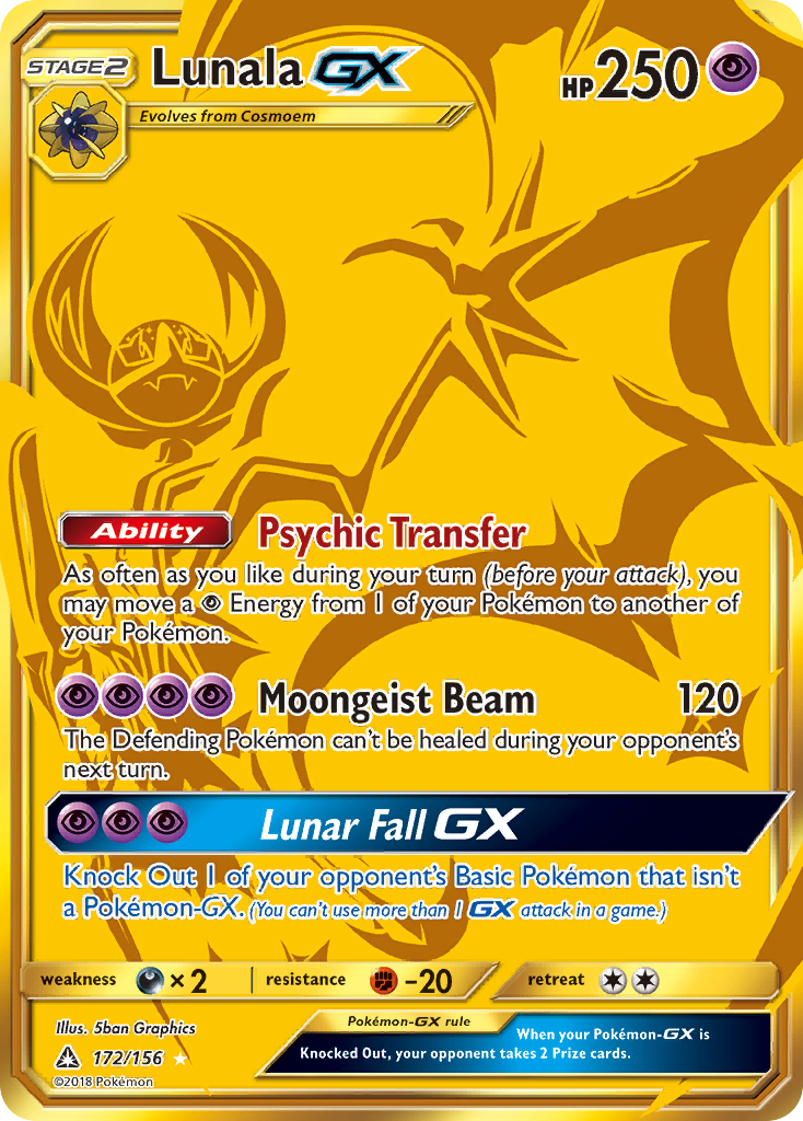 Lunala GX (172/156) [Sun & Moon: Ultra Prism] | Galaxy Games LLC