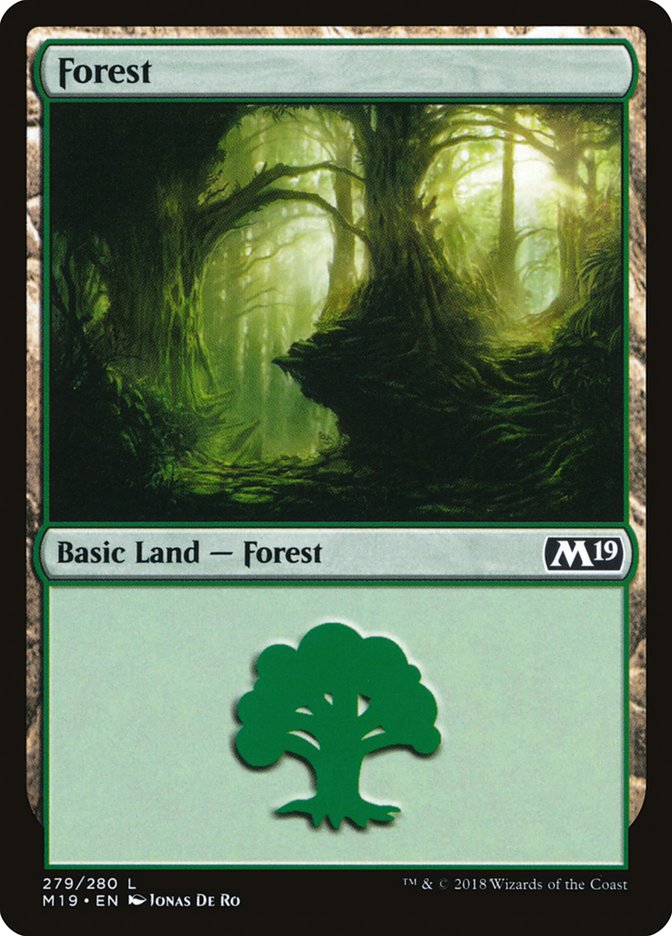 Forest (279) [Core Set 2019] | Galaxy Games LLC