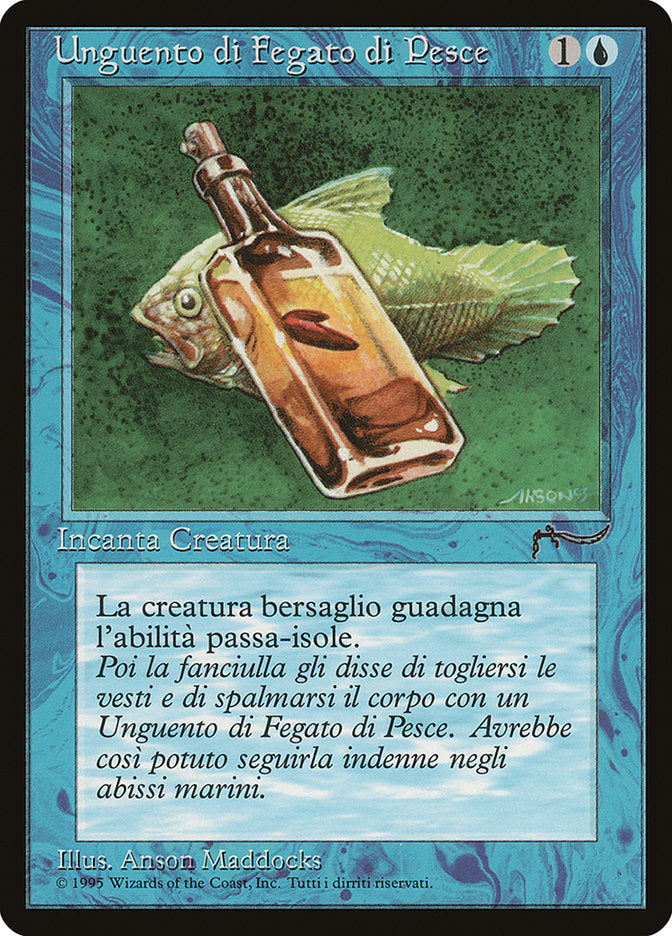 Fishliver Oil (Italian) "Unguento di Fegato di Pesce" [Rinascimento] | Galaxy Games LLC