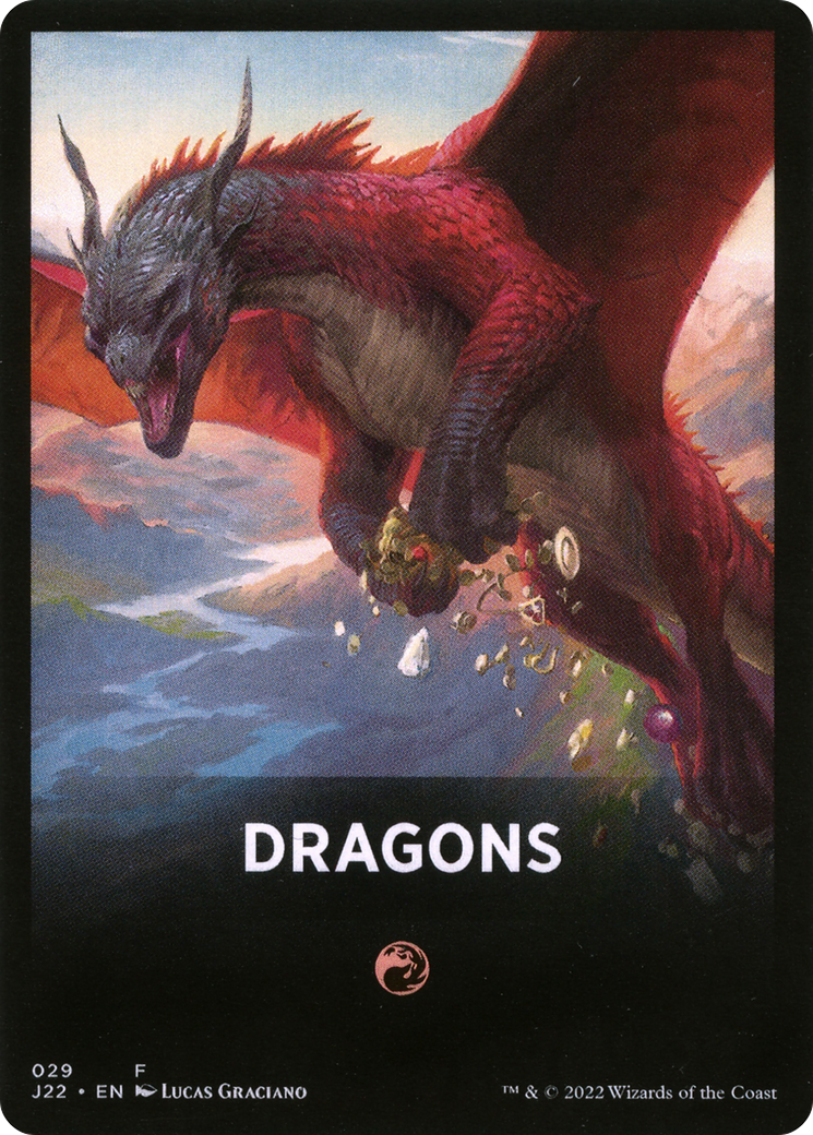 Dragons Theme Card [Jumpstart 2022 Front Cards] | Galaxy Games LLC