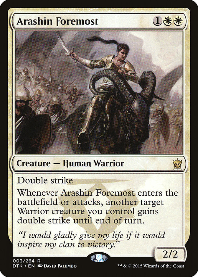 Arashin Foremost [Dragons of Tarkir] | Galaxy Games LLC