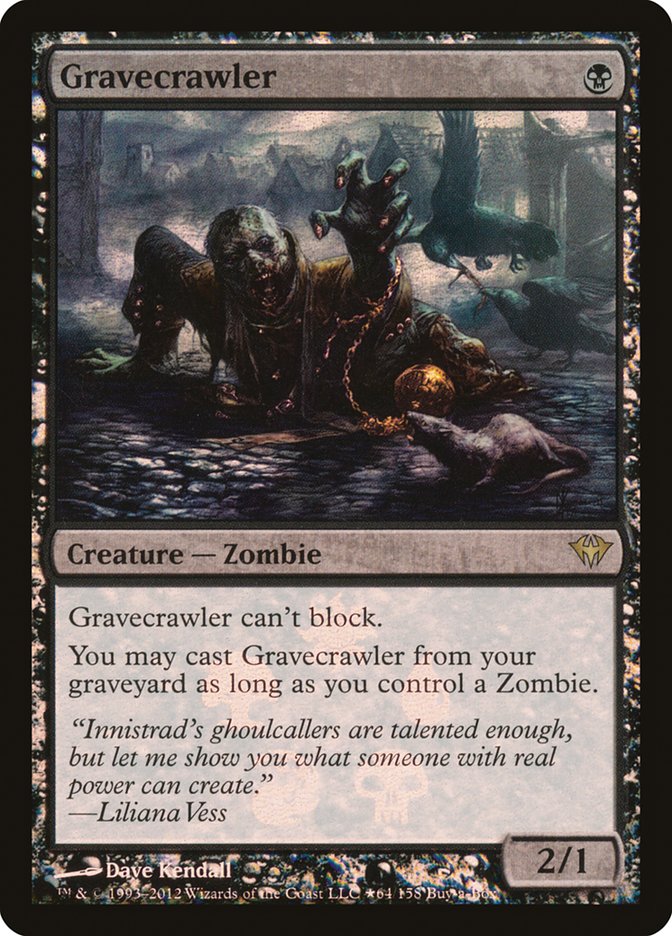 Gravecrawler (Buy-A-Box) [Dark Ascension Promos] | Galaxy Games LLC