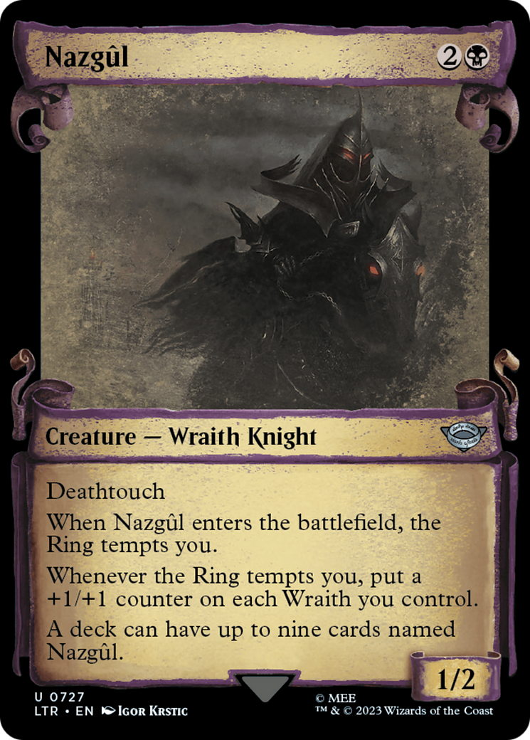 Nazgul (0727) [The Lord of the Rings: Tales of Middle-Earth Showcase Scrolls] | Galaxy Games LLC