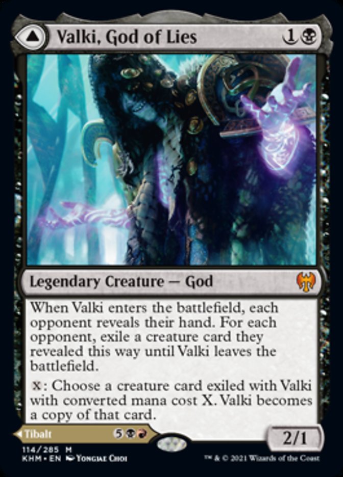 Valki, God of Lies // Tibalt, Cosmic Impostor [Kaldheim] | Galaxy Games LLC