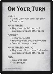Rules Card [War of the Spark Tokens] | Galaxy Games LLC