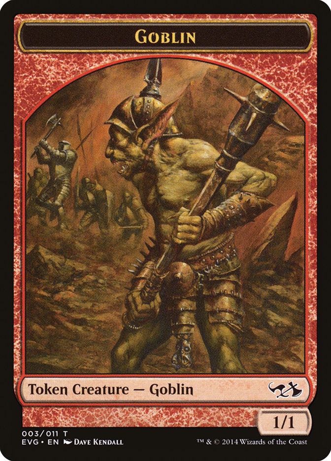 Goblin Token (Elves vs. Goblins) [Duel Decks Anthology Tokens] | Galaxy Games LLC