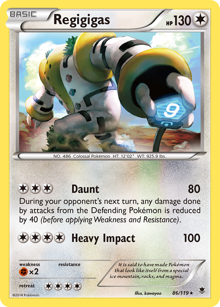 Regigigas (86/119) [XY: Phantom Forces] | Galaxy Games LLC